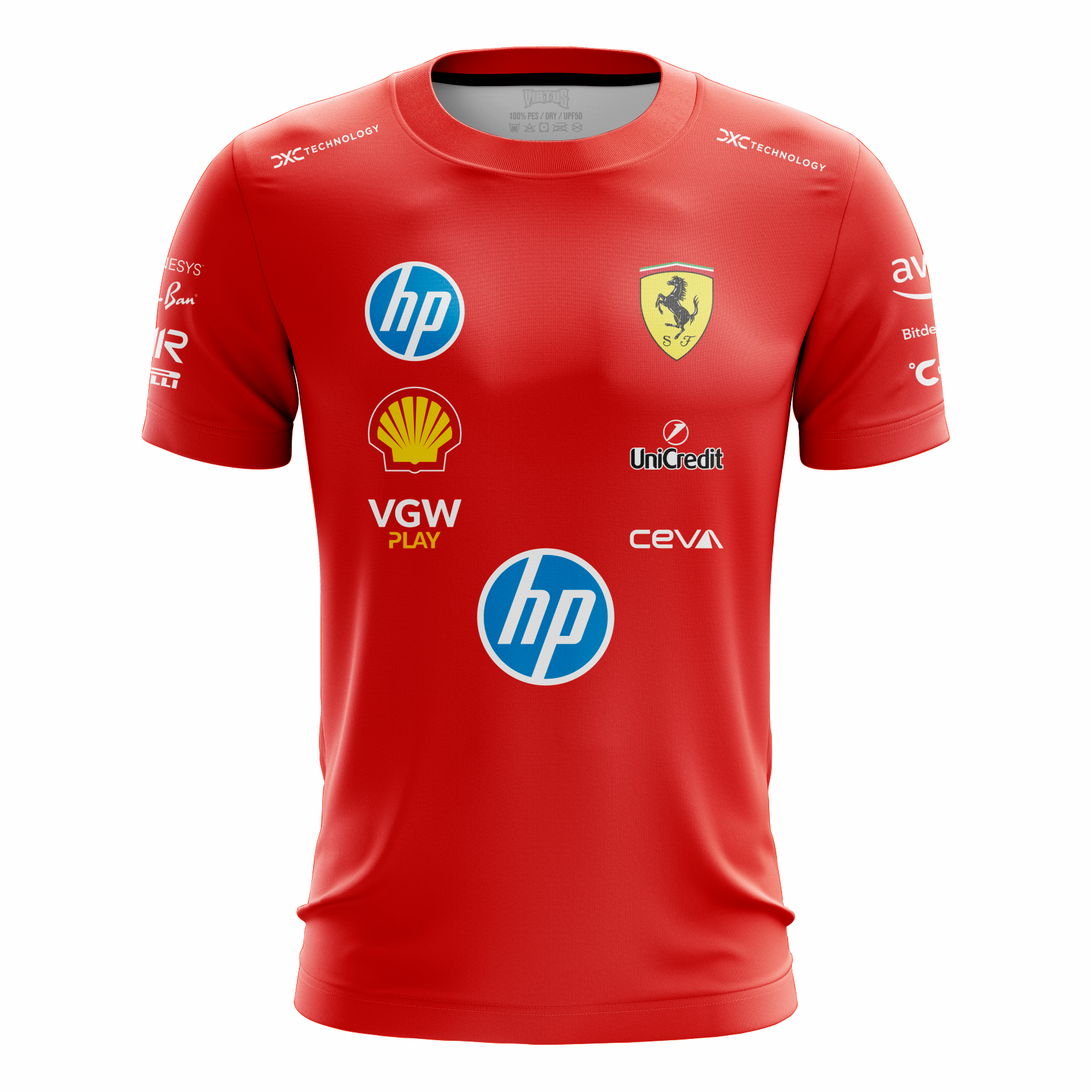 Camiseta Dry Fit Unissex - Ferrari Hamilton - Ref. MV1.14