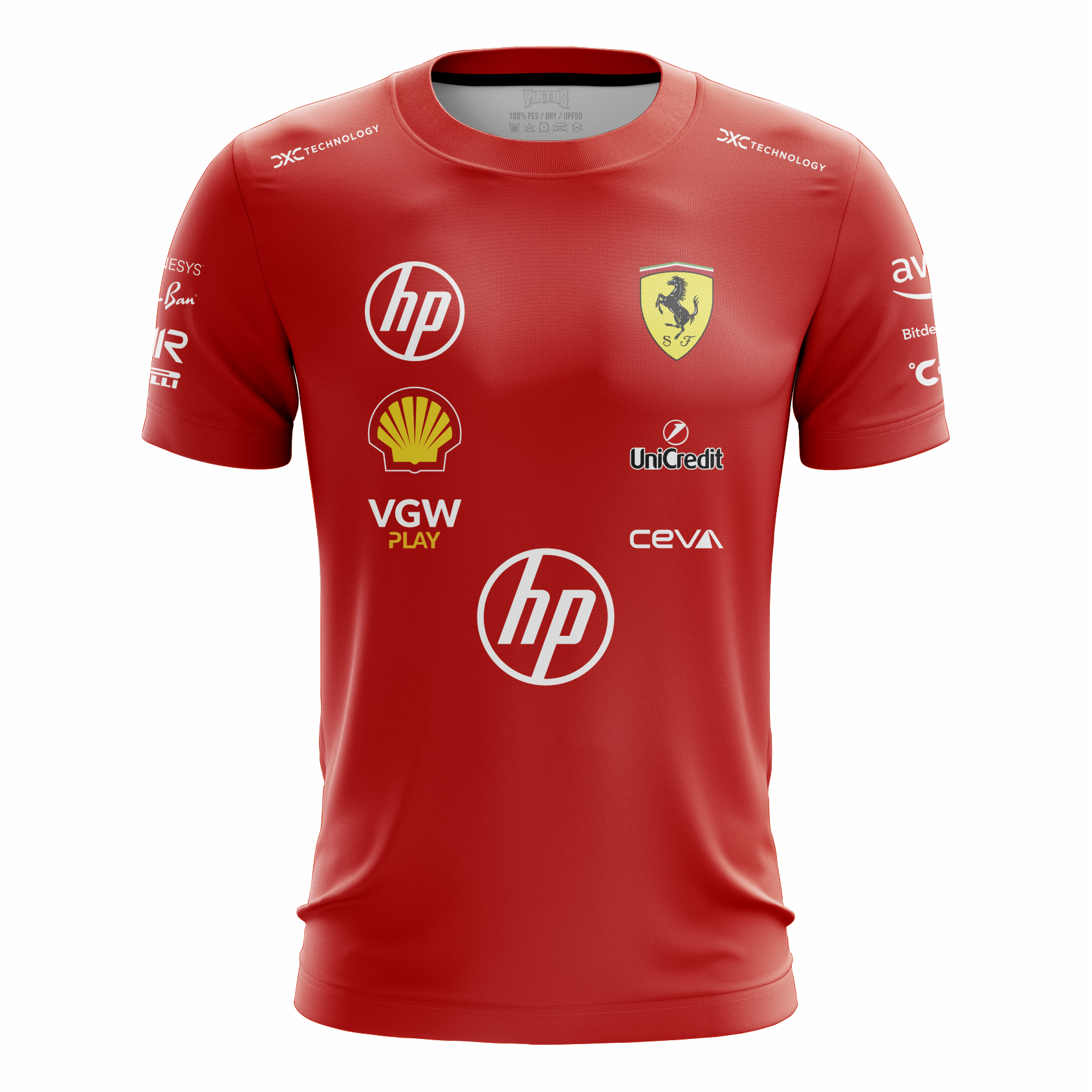 Camiseta Dry Fit Unissex - Ferrari Hamilton - Ref. MV1.17