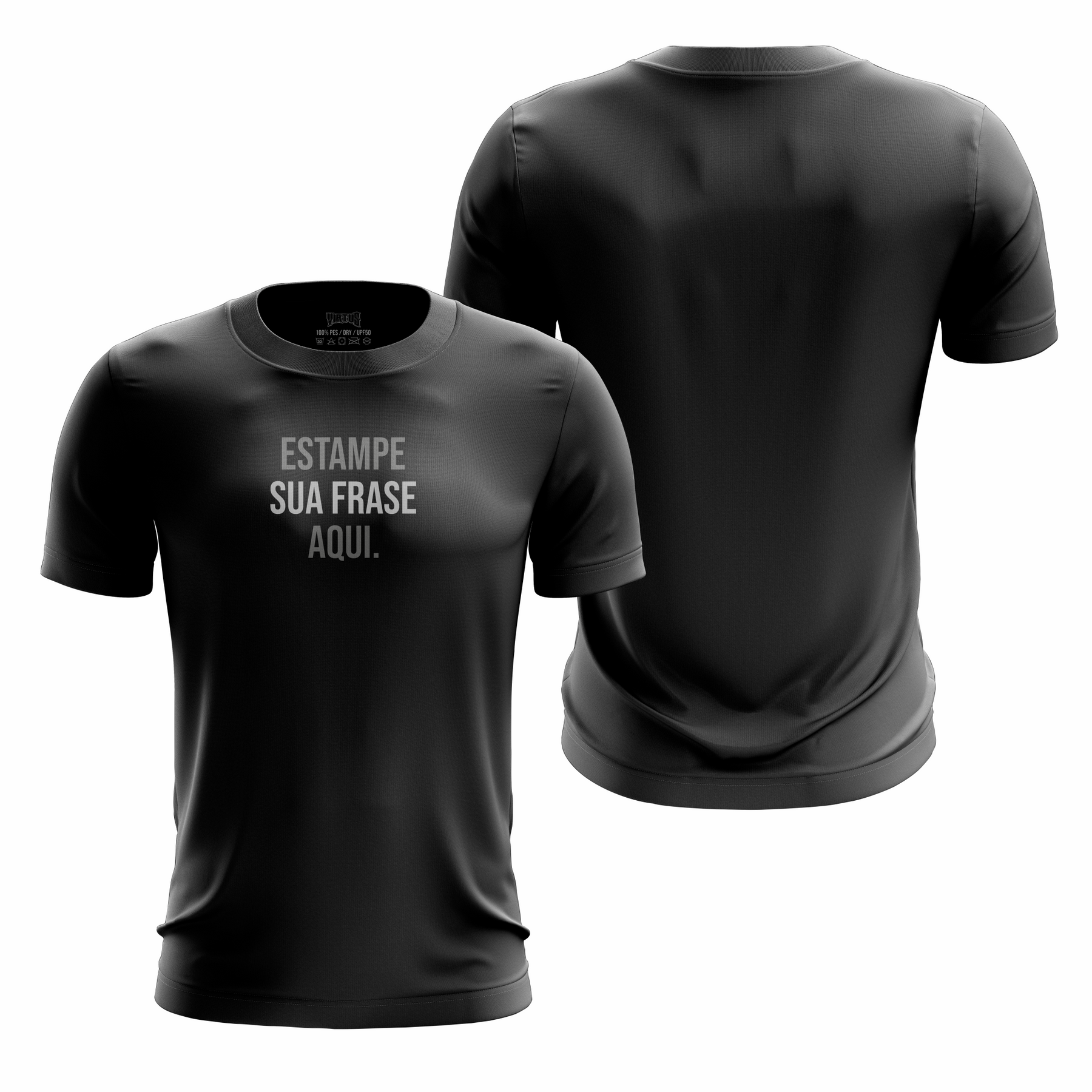 Camiseta Dry Fit Unissex - Frase Fitness - Ref. MV17.11