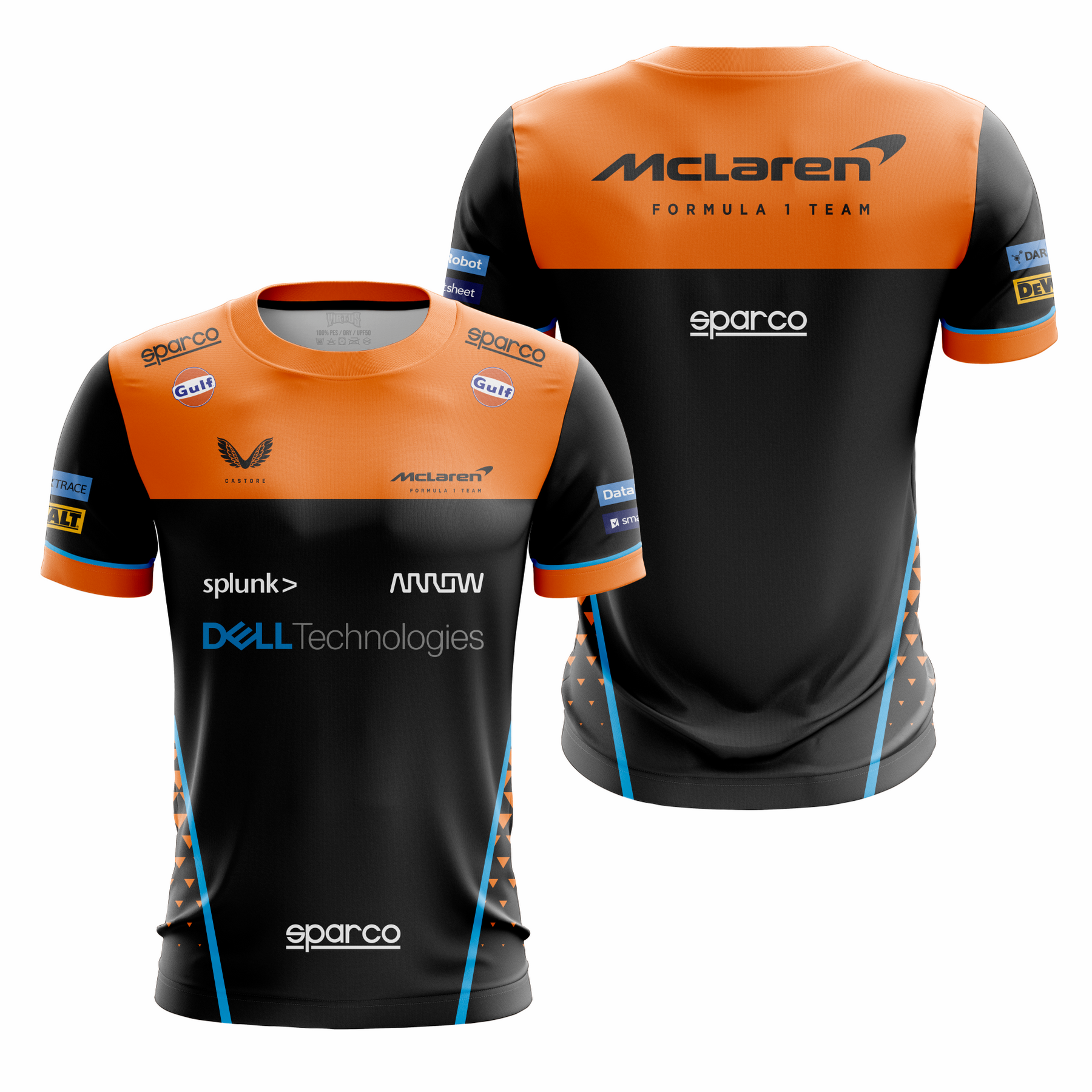 Camiseta Dry Fit Unissex - McLaren - Ref. MV6.8