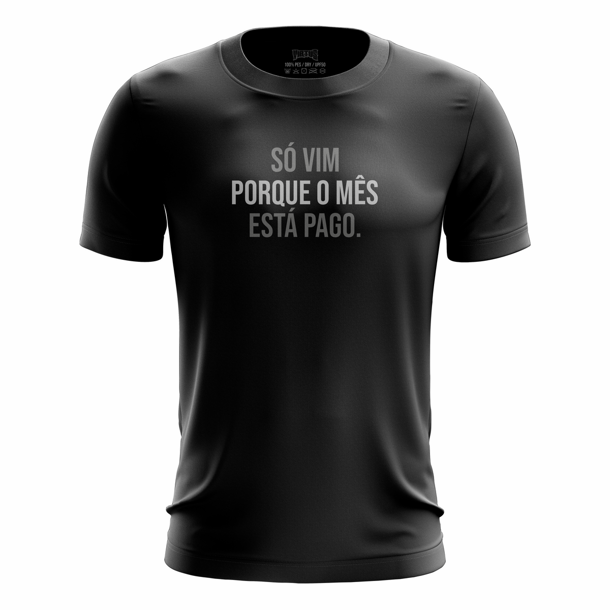 Camiseta Dry Fit Unissex - Frase Fitness - Ref. MV17.8